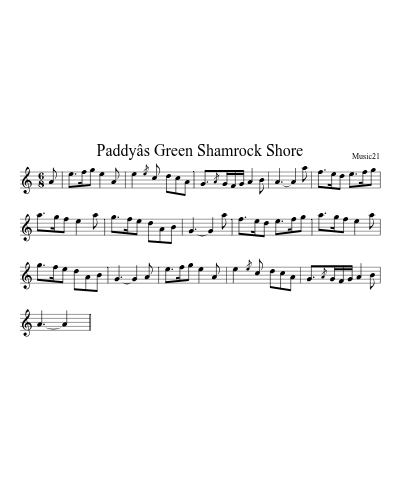 Paddyâs Green Shamrock Shore
