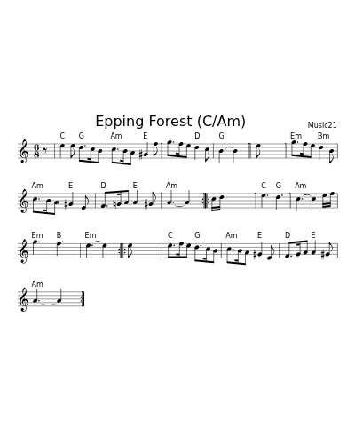 Epping Forest    (C/Am) (Version 3)
