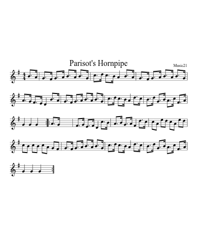 Parisot's Hornpipe