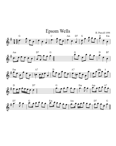 Epsom Wells (Version 3)