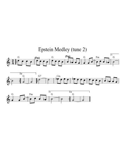 Epstein Medley (tune 2)