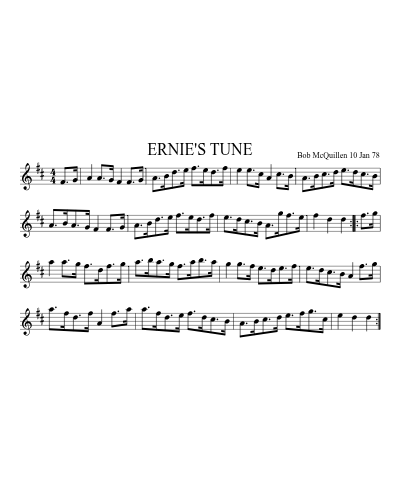 ERNIE'S TUNE (Version 2)