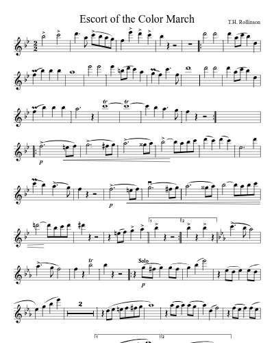 Escort of the Color March preview