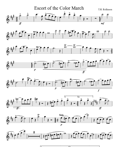 Escort of the Color March (Version 2) preview