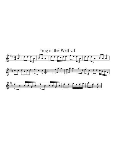 Frog in the Well v.1