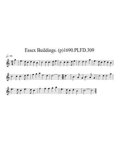 Essex Buildings. (p)1690.PLFD.309