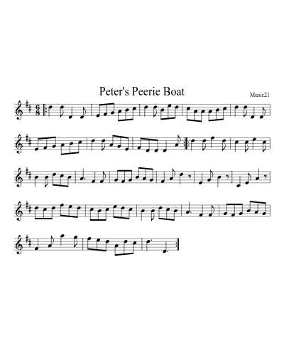 Peter's Peerie Boat preview