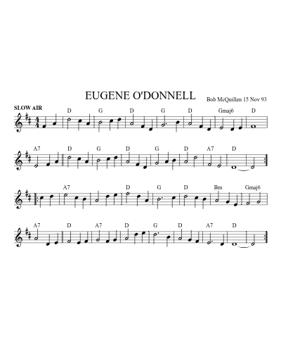 EUGENE O'DONNELL (Version 2)