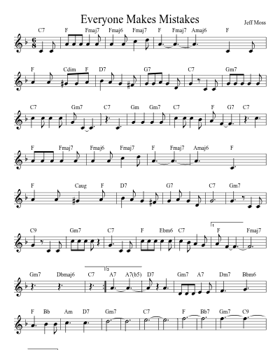 Everyone Makes Mistakes (Version 2)