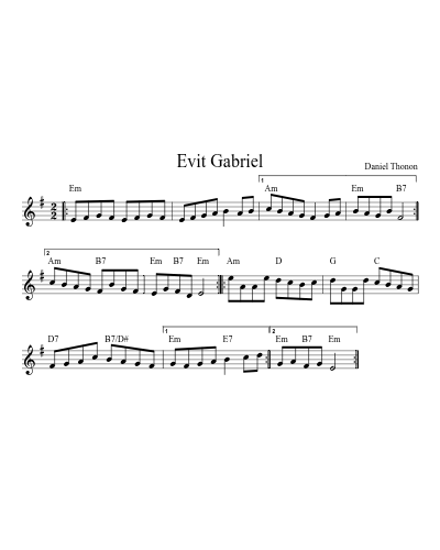 Evit Gabriel (Version 6)