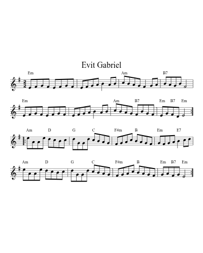 Evit Gabriel (Version 13)