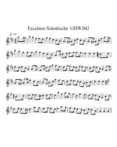 Excelsior Schottische. GHW.042 (Version 3) preview