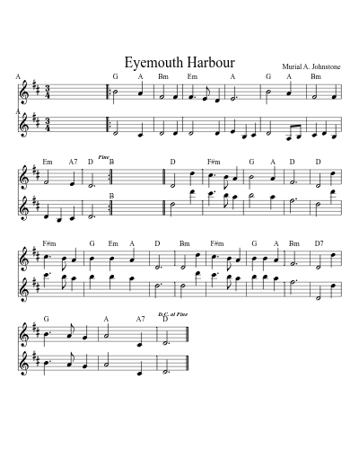 Eyemouth Harbour (Version 3)