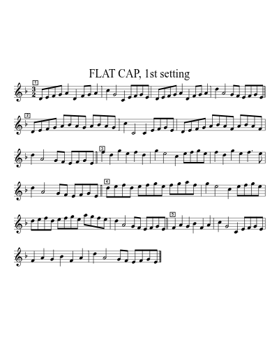 FLAT CAP, 1st setting preview