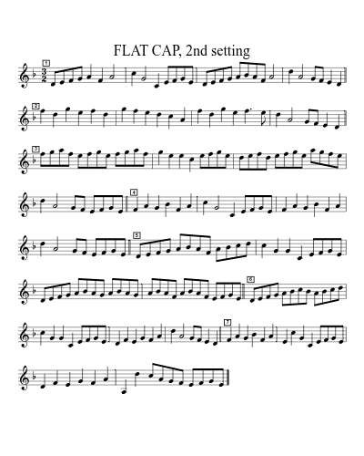 FLAT CAP, 2nd setting