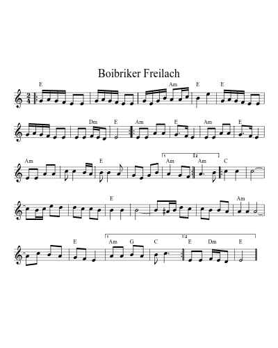 Boibriker Freilach (Frei Boibriker) (#26164) preview