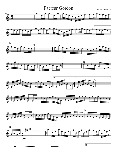 Facteur Gordon preview