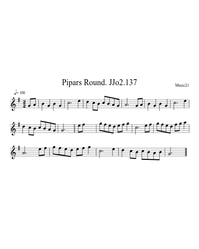 Pipars Round. JJo2.137 preview