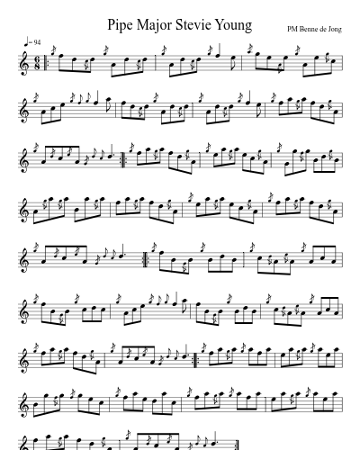 Pipe Major Stevie Young preview