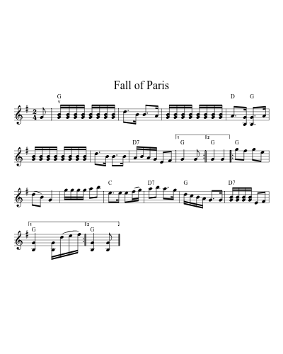 Fall of Paris (Version 2)