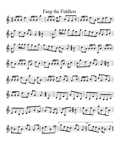 Fang the Fiddlers (Version 2)