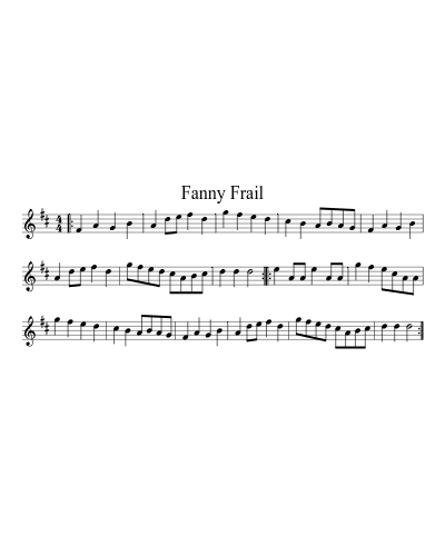 Fanny Frail