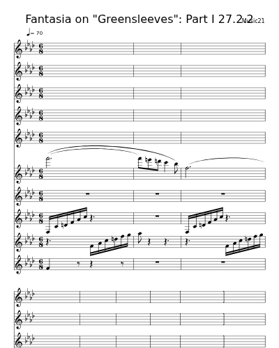 Fantasia on "Greensleeves": Part I 27.2.2 preview