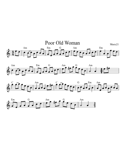 Poor Old Woman preview