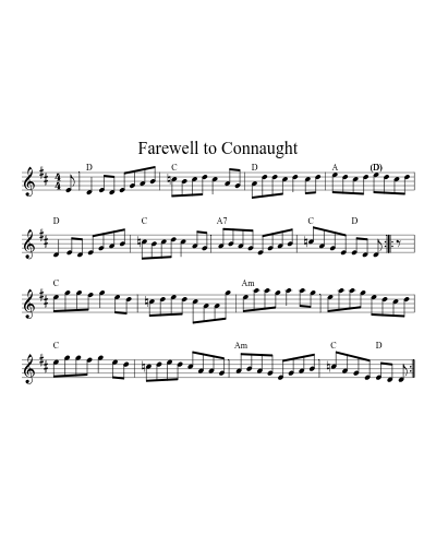 Farewell to Connaught (Version 3) preview