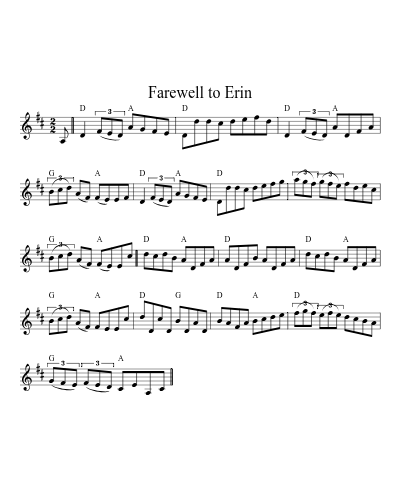Farewell to Erin (Version 6)