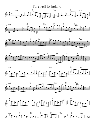 Farewell to Ireland (Version 10) preview