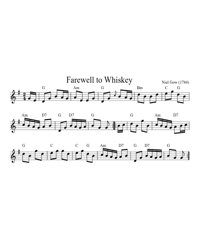 Farewell To Whiskey (Version 10)