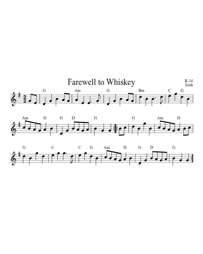 Farewell To Whiskey (Version 11)