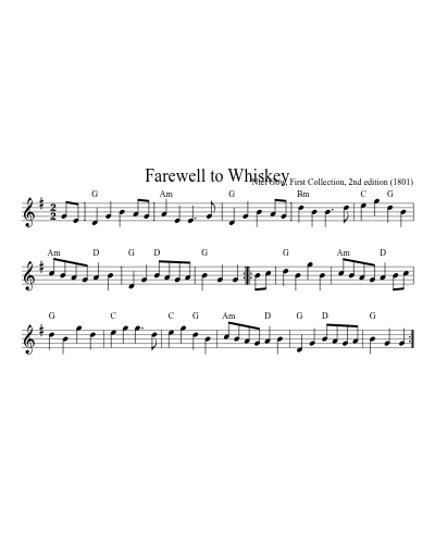 Farewell To Whiskey (Version 13)