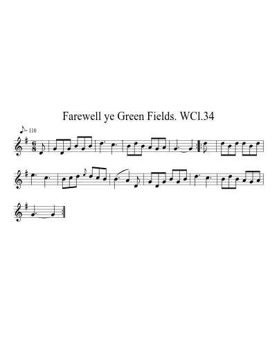 Farewell ye Green Fields. WCl.34 preview