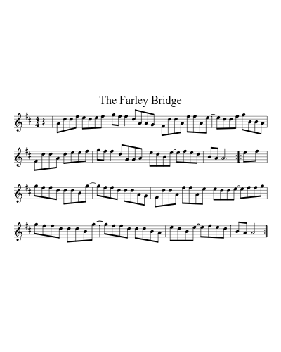 The Farley Bridge (Version 2) sheet music preview
