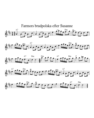 Farmors brudpolska efter Susanne (Version 2)