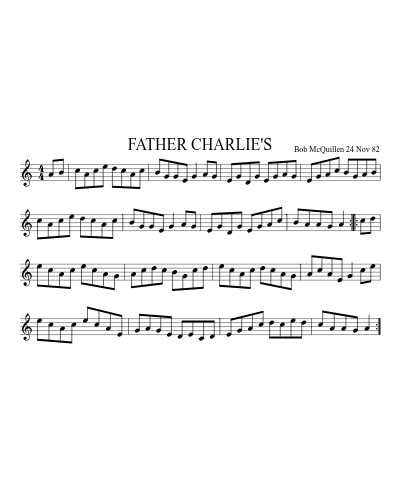 FATHER CHARLIE'S (Version 2)