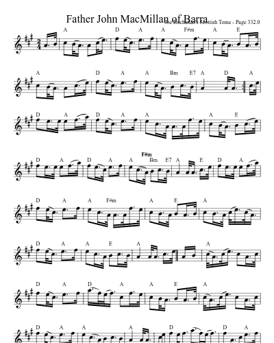 Father John MacMillan of Barra