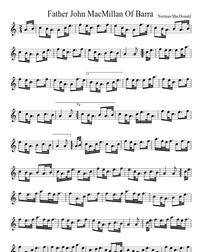 Father John MacMillan of Barra (Version 2)