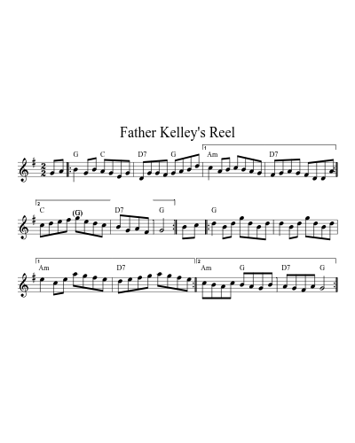 Father Kelley's Reel (Version 2) preview
