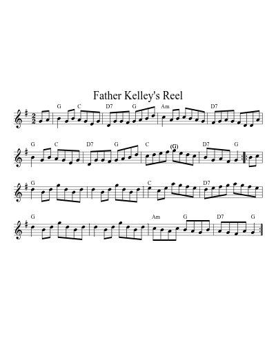 Father Kelley's Reel (Version 3) preview