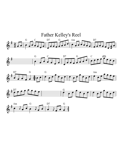 Father Kelley's Reel (Version 4)