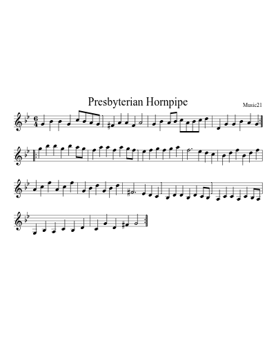 Presbyterian Hornpipe preview