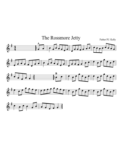 The Rossmore Jetty sheet music preview