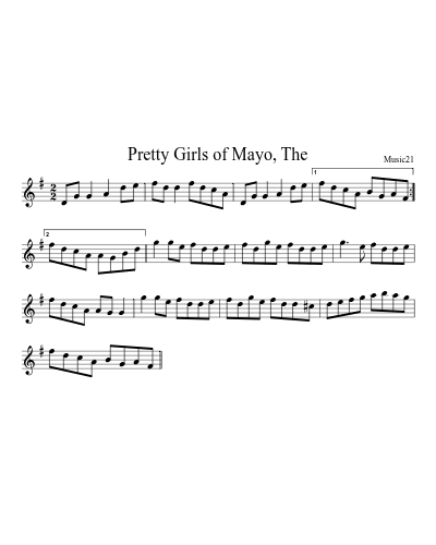 Pretty Girls of Mayo, The preview