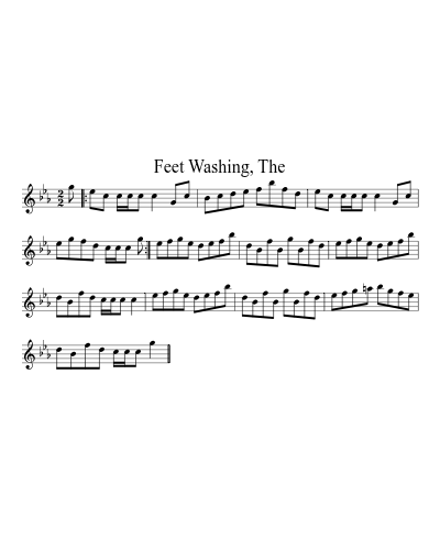 Feet Washing, The