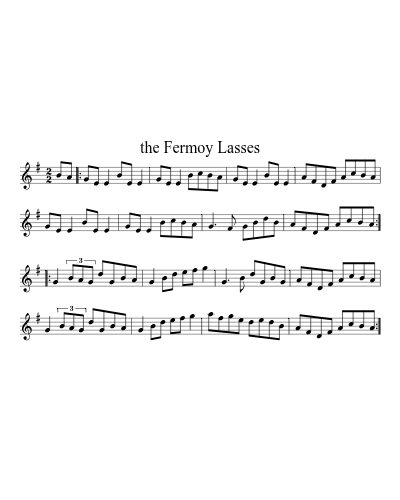 The Fermoy lasses (Version 4)