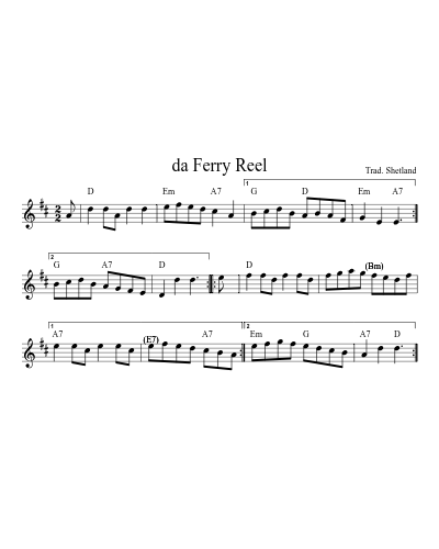 Da Ferry Reel (Version 12)