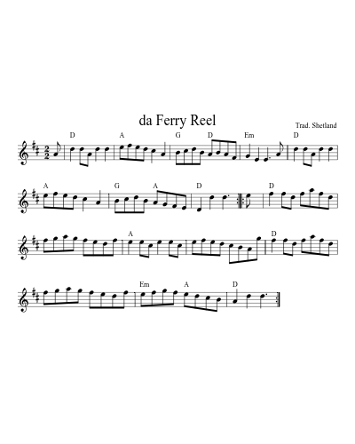Da Ferry Reel (Version 13)